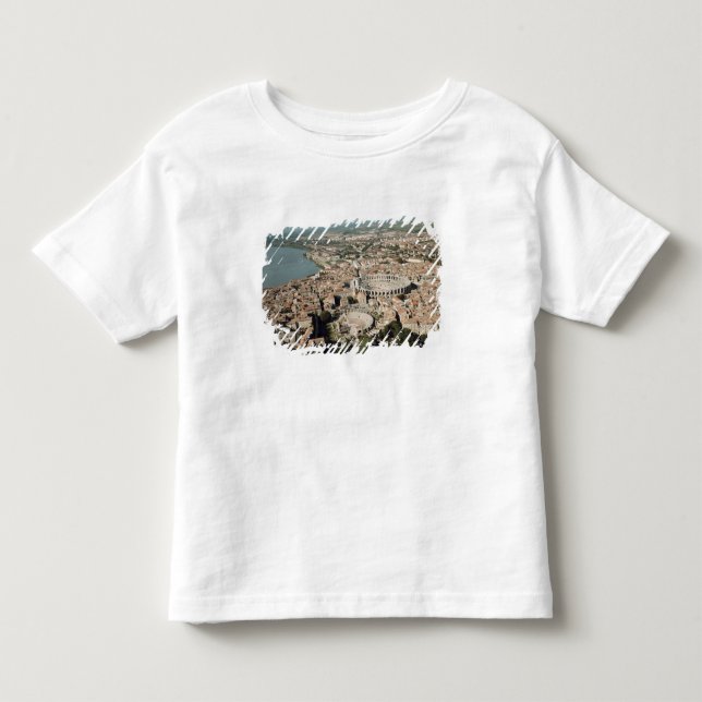 Camiseta De Bebé Vista aérea de la ciudad con (Anverso)