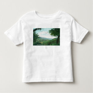 Camiseta De Bebé Vista aérea de la ciudad de las colinas