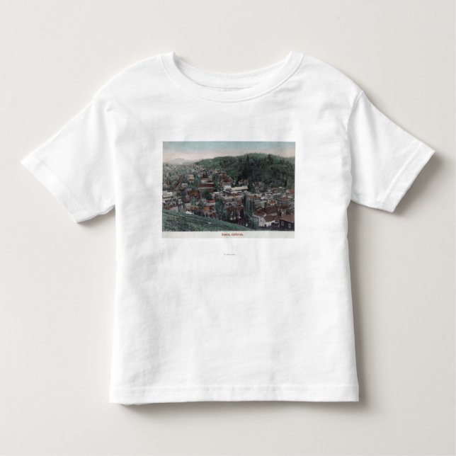 Camiseta De Bebé Vista aérea de la ciudad # del 2Sonora, CA (Anverso)