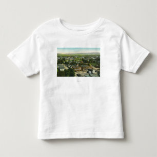 Camiseta De Bebé Vista aérea de la ciudad, del parque de bomberos 