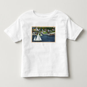 Camiseta De Bebé Vista aérea de la costa 2
