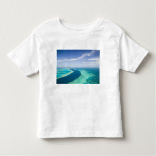 Camiseta De Bebé Vista aérea de La Gran Barrera de Coral por parte 