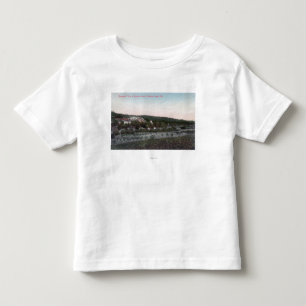 Camiseta De Bebé Vista aérea de la mina del granito de Knowles