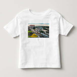 Camiseta De Bebé Vista aérea de la playa de PikeLong, CA
