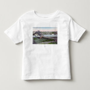 Camiseta De Bebé Vista aérea de Lewiston BridgeLewiston,