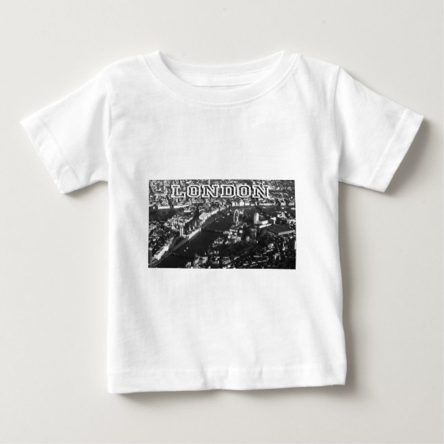 Camiseta De Bebé Vista aérea de Londres (Anverso)