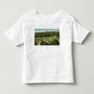 Camiseta De Bebé Vista aérea de los jardines públicos # 2