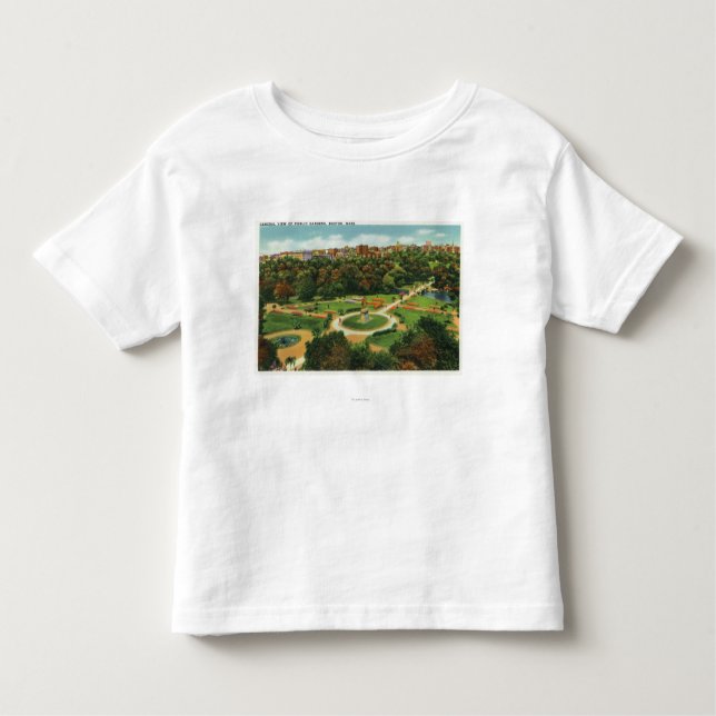 Camiseta De Bebé Vista aérea de los jardines públicos # 2 (Anverso)