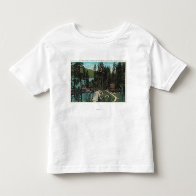 Camiseta De Bebé Vista aérea de una casa de verano típica en (Anverso)