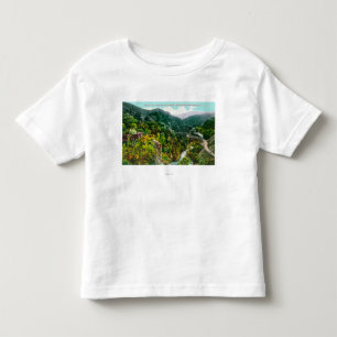 Camiseta De Bebé Vista aérea del barranco, Trai pacífico meridion