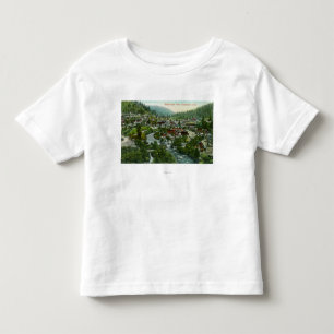 Camiseta De Bebé Vista aérea del CityDunsmuir, CA