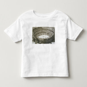Camiseta De Bebé Vista aérea del Colosseum en Roma de las