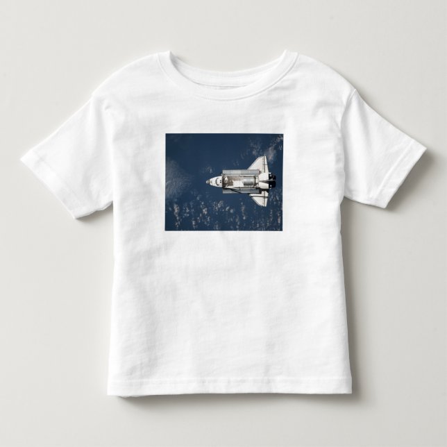 Camiseta De Bebé Vista aérea del descubrimiento del transbordador e (Anverso)