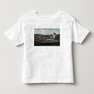 Camiseta De Bebé Vista aérea del eje y de la ciudad de mina
