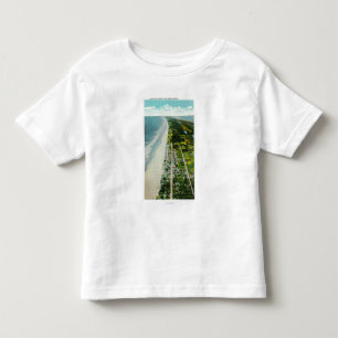 Camiseta De Bebé Vista aérea del frente al mar
