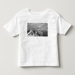 Camiseta De Bebé Vista aérea del puente de la aurora