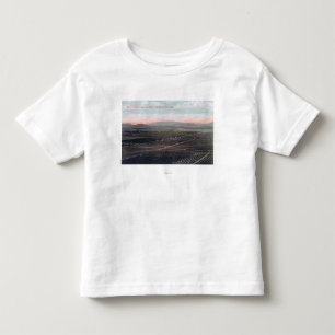 Camiseta De Bebé Vista aérea del rancho de Boston en el condado de