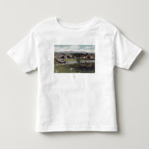 Camiseta De Bebé Vista aérea del TownAlturas, CA