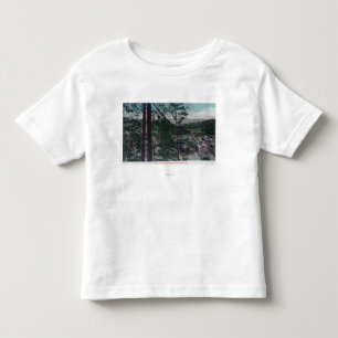Camiseta De Bebé Vista aérea del TownGuerneville, CA