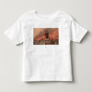Camiseta De Bebé Vista ayuntamiento después del terremoto