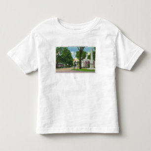 Camiseta De Bebé Vista ayuntamiento y del monumento de Paterson