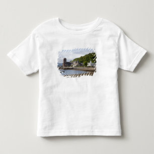 Camiseta De Bebé Vista costera con edificios históricos, Oban,
