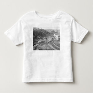 Camiseta De Bebé Vista de aguas termales, fotografía del SD