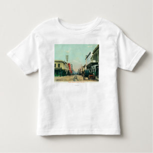 Camiseta De Bebé Vista de AvenueSanta pacífico Cruz, CA