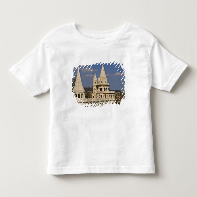 Camiseta De Bebé Vista de Budapest desde Castle Hill. (Anverso)
