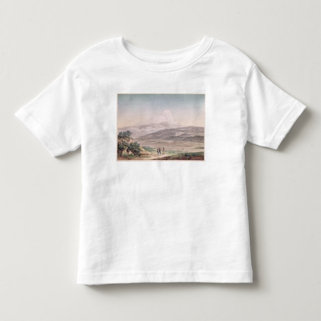 Camiseta De Bebé Vista de Cajambe (Anverso)