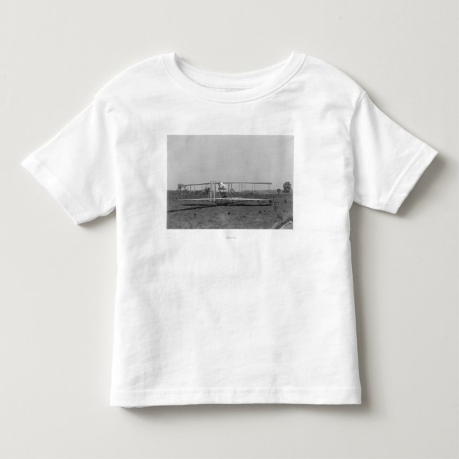 Camiseta De Bebé Vista de cierre del avión de Wright Brothers (Anverso)