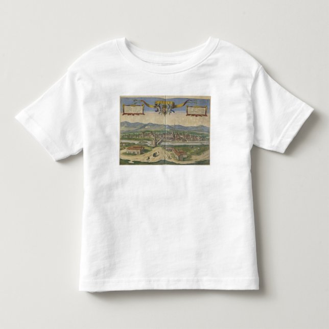 Camiseta De Bebé Vista de Córdoba (Anverso)