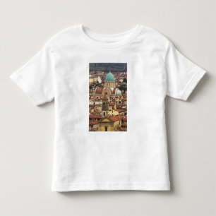 Camiseta De Bebé Vista de Florencia, Italia desde Piazza