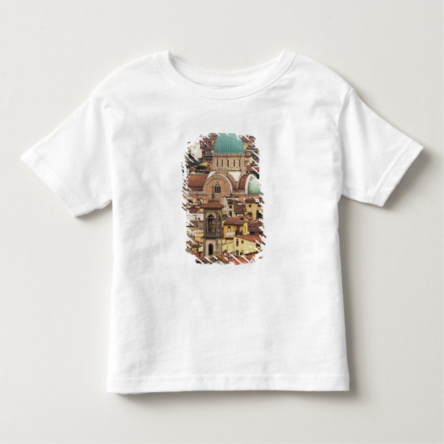 Camiseta De Bebé Vista de Florencia, Italia desde Piazza (Anverso)