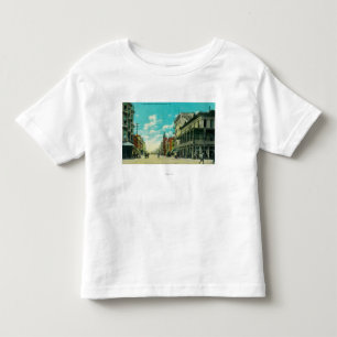 Camiseta De Bebé Vista de J y de la calle CornerFresno, CA de