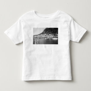Camiseta De Bebé Vista de Ketchikan, fotografía de la costa de