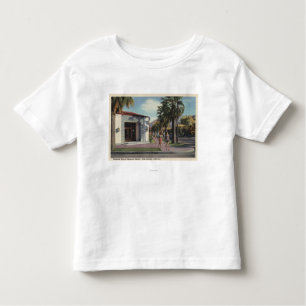 Camiseta De Bebé Vista de la biblioteca del monumento de Welwood