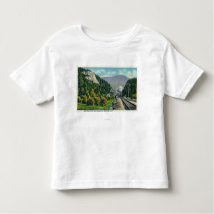 Camiseta De Bebé Vista de la cabeza y de la muesca Entranc del