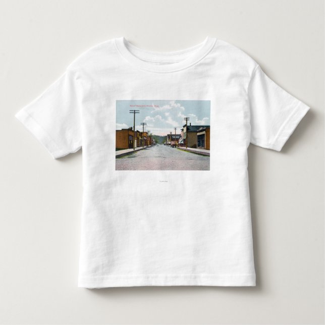 Camiseta De Bebé Vista de la calle de Metcalf (Anverso)
