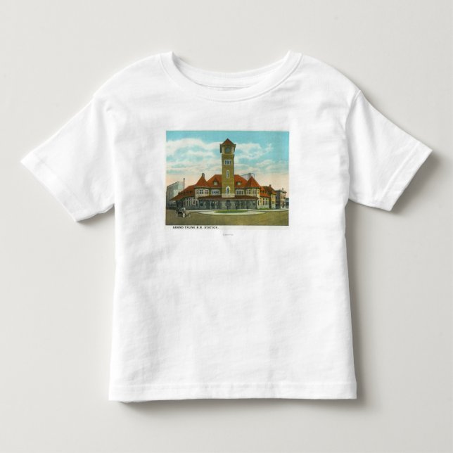 Camiseta De Bebé Vista de la calle del congreso del Fidelity (Anverso)