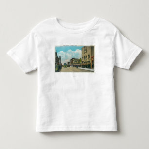 Camiseta De Bebé Vista de la calle del parque, calle CarAlameda, CA