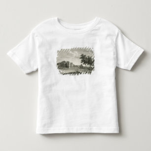 Camiseta De Bebé Vista de la casa y de la parte del jardín en W de