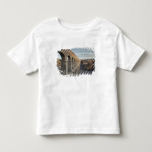 Camiseta De Bebé Vista de la ciudad sobre Plaza Azoguejo y El Acued
