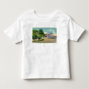 Camiseta De Bebé Vista de la colina de Coles y del pórtico de