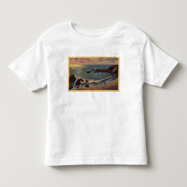 Camiseta De Bebé Vista de la ensenada de madera (Anverso)