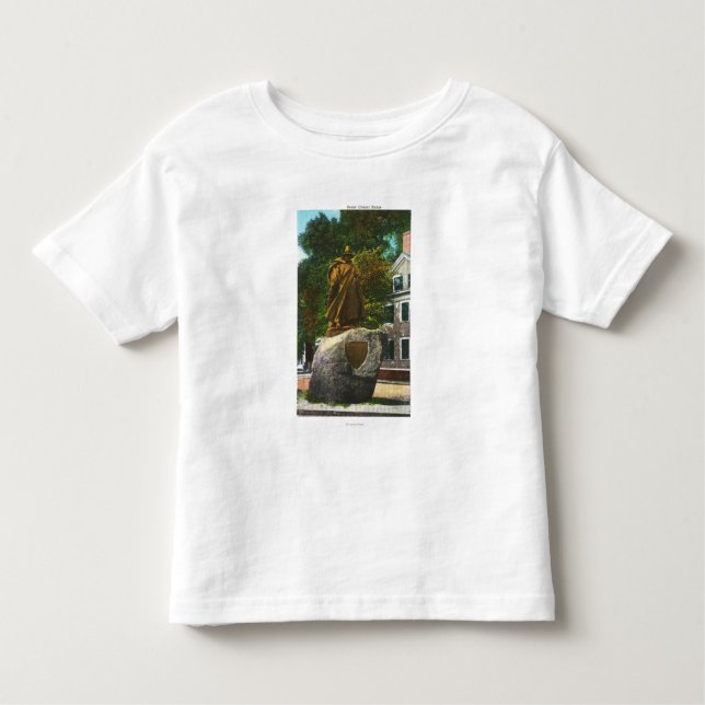 Camiseta De Bebé Vista de la estatua de Rogelio Conant (Anverso)