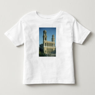 Camiseta De Bebé Vista de la fachada de la iglesia de