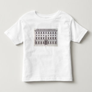Camiseta De Bebé Vista de la fachada de Palazzo Marchese, Roma,