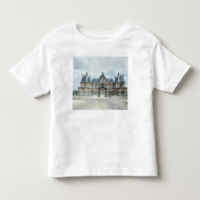 Camiseta De Bebé Vista de la fachada del oeste de Chateau de (Anverso)
