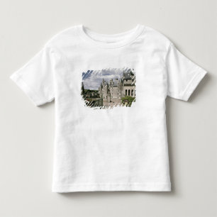 Camiseta De Bebé Vista de la fachada del oeste del restaurado